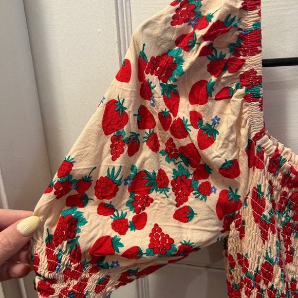 Betsey Johnson Strawberry Maxi Dress - Picture 3 of 4